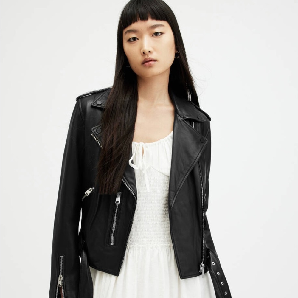 All Saints Balfern Leather Jacket